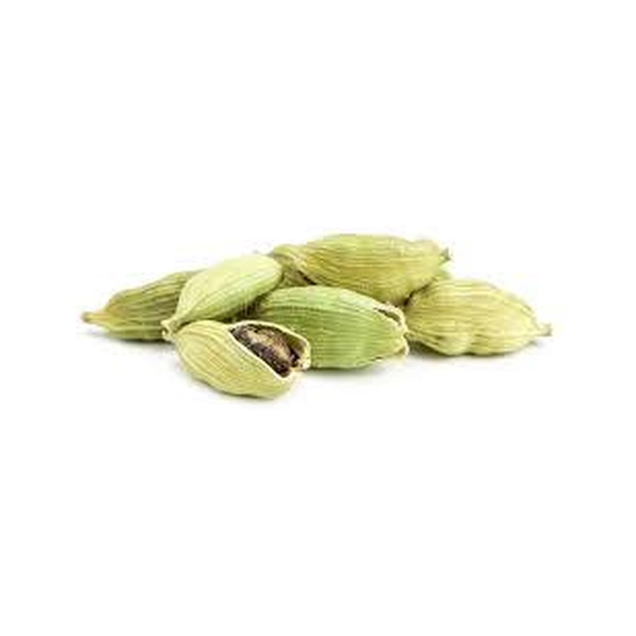 Cardamomo verde (Elettaria cardamomum).