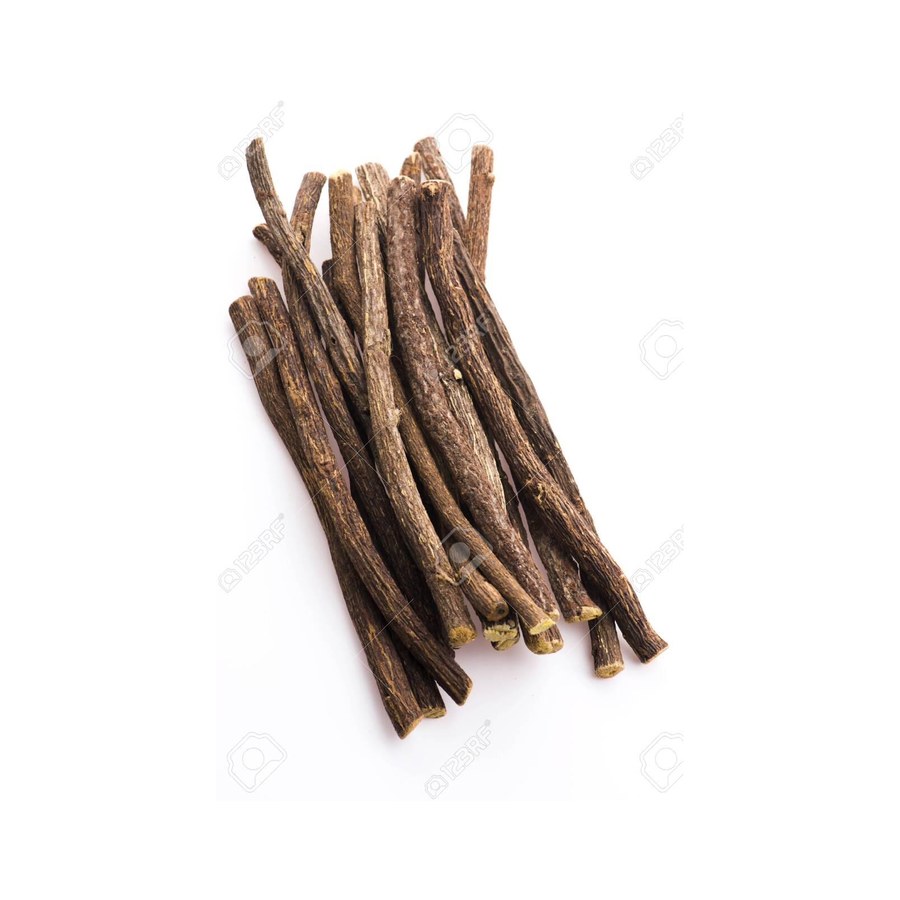Raíz de regaliz (Glycyrrhiza glabra).
