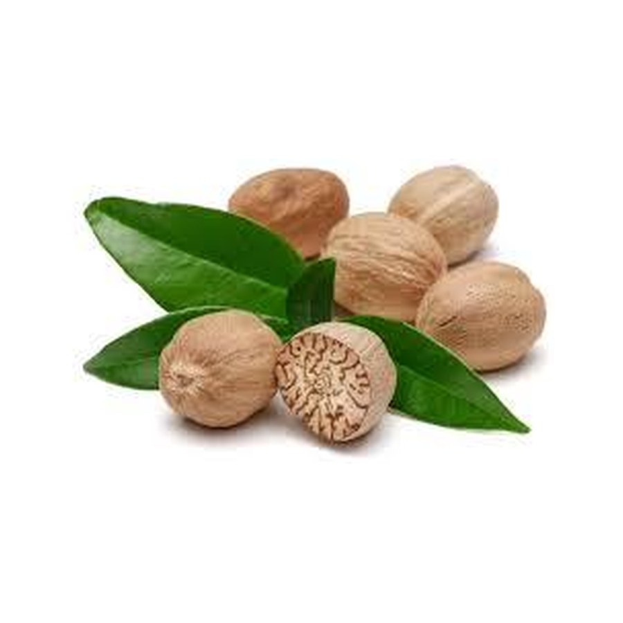 Nuez moscada (Myristica fragrans).